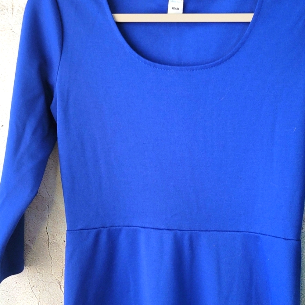 Bright blue old navy dress